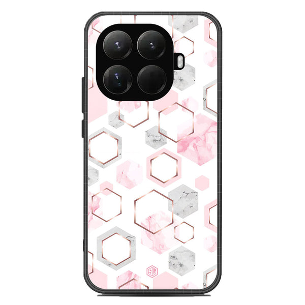 Stylish Marble Series Soft Phone Case - Glass Case - Design 4 - Xiaomi 15T Pro