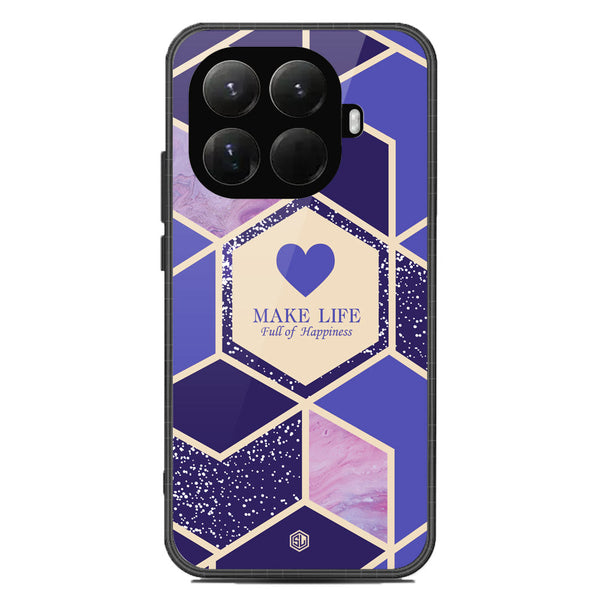 Happiness Series Soft Phone Case - Glass Case - Design 2 - Xiaomi 15T Pro