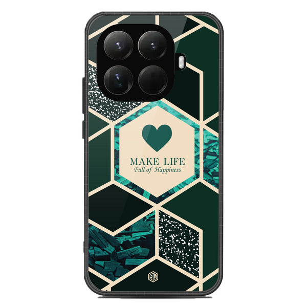 Happiness Series Soft Phone Case - Glass Case - Design 4 - Xiaomi 15T Pro