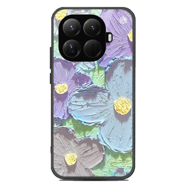 Floral Series Soft Phone Case - Glass Case - Design 1 - Xiaomi 15T Pro