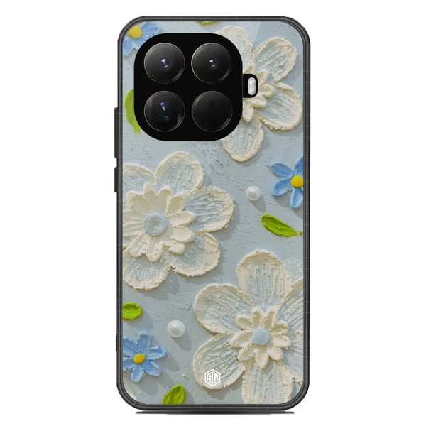 Floral Series Soft Phone Case - Glass Case - Design 3 - Xiaomi 15T Pro