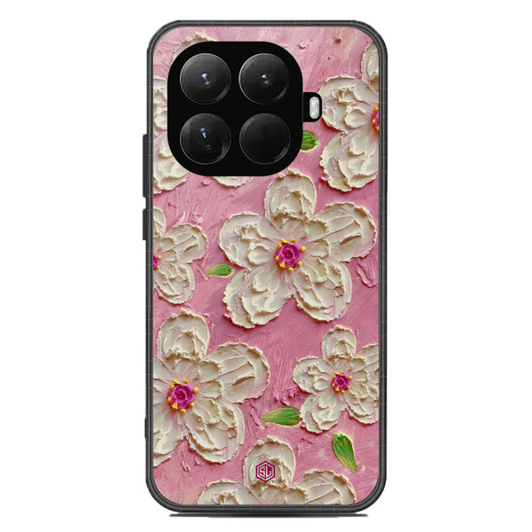 Floral Series Soft Phone Case - Glass Case - Design 5 - Xiaomi 15T Pro