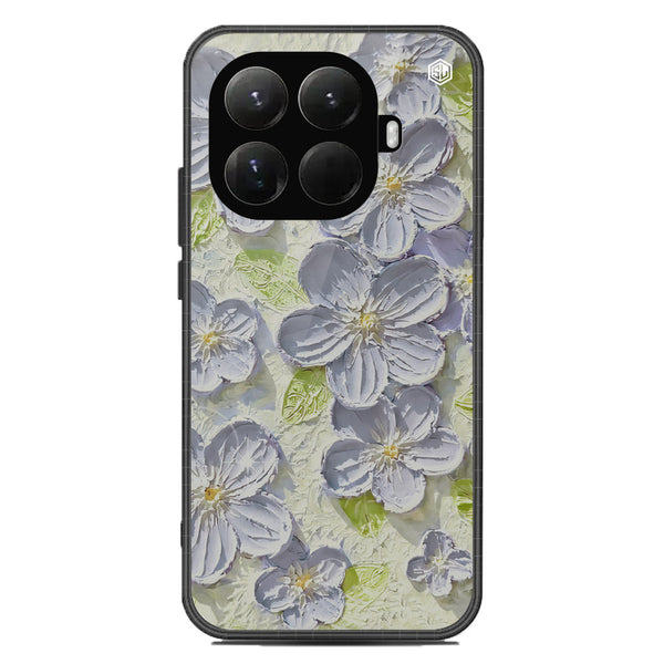Floral Series Soft Phone Case - Glass Case - Design 12 - Xiaomi 15T Pro