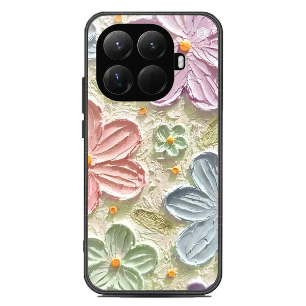 Floral Series Soft Phone Case - Glass Case - Design 15 - Xiaomi 15T Pro