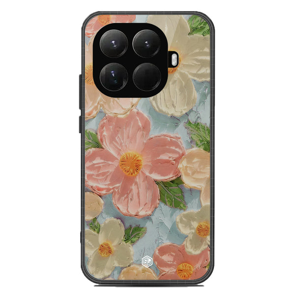 Floral Series Soft Phone Case - Glass Case - Design 16 - Xiaomi 15T Pro