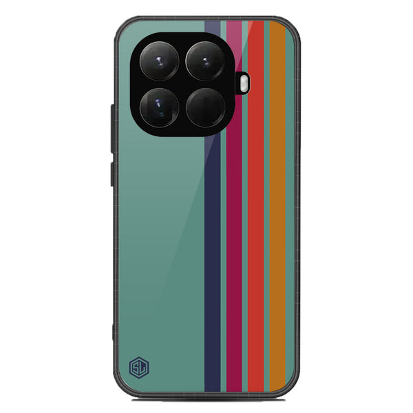 Retro Stripes Series Soft Phone Case - Glass Case - Design 5 - Xiaomi 15T Pro