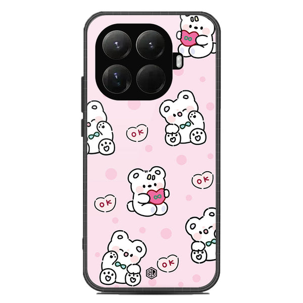 Cute Chic Series Soft Phone Case - Glass Case - Design 1 - Xiaomi 15T Pro