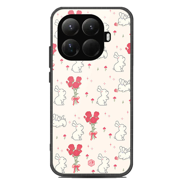 Cute Korean Design Series Soft Phone Case - Glass Case - Design 6 - Xiaomi 15T Pro