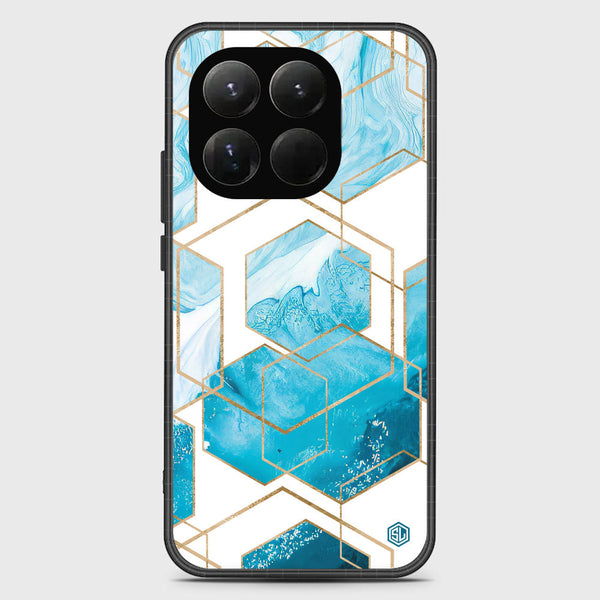 Stylish Marble Series Soft Phone Case - Glass Case - Design 1 - Xiaomi 15T