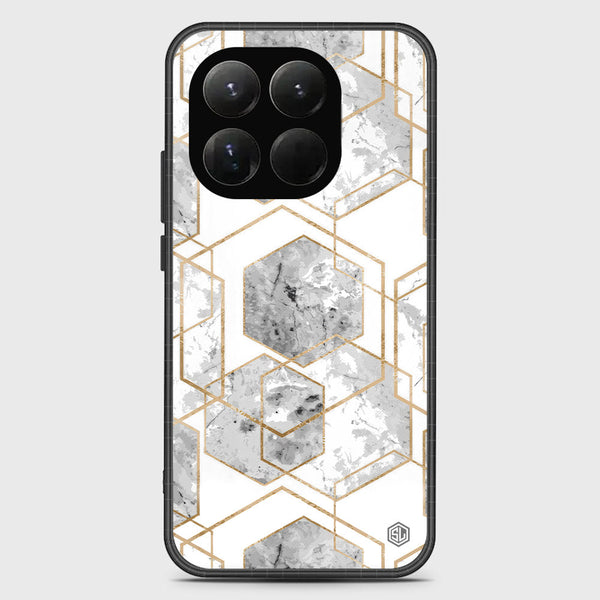 Stylish Marble Series Soft Phone Case - Glass Case - Design 2 - Xiaomi 15T