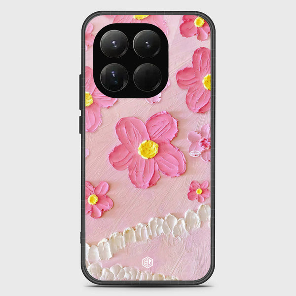 Floral Series Soft Phone Case - Glass Case - Design 2 - Xiaomi 15T