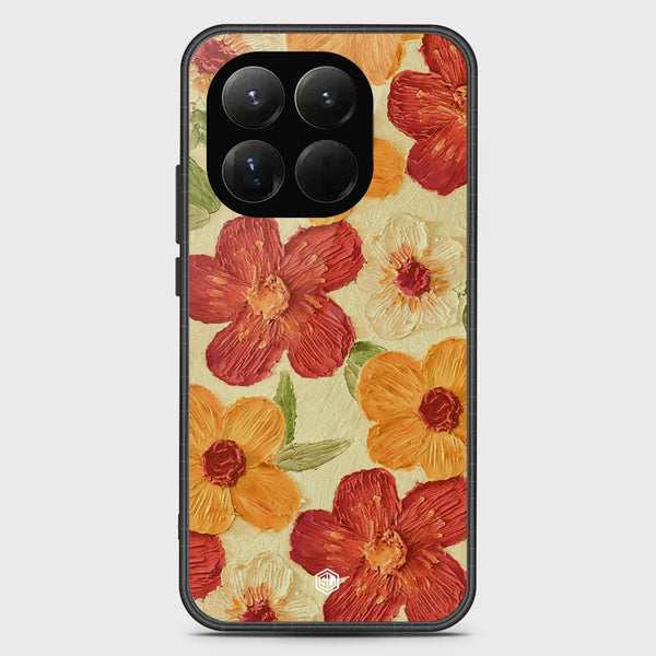Floral Series Soft Phone Case - Glass Case - Design 6 - Xiaomi 15T