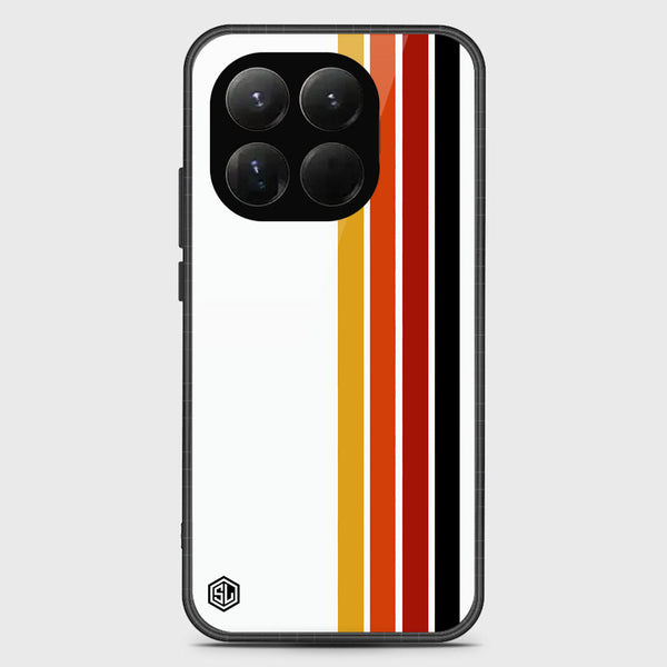 Retro Stripes Series Soft Phone Case - Glass Case - Design 4 - Xiaomi 15T