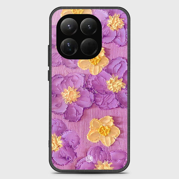 Floral Series Soft Phone Case - Glass Case - Design 8 - Xiaomi 15T