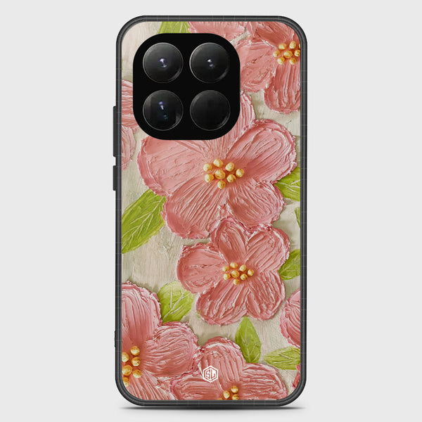 Floral Series Soft Phone Case - Glass Case - Design 9 - Xiaomi 15T