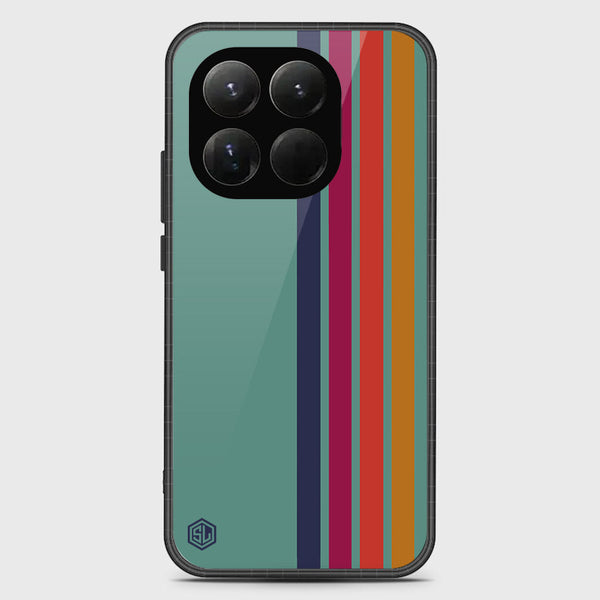 Retro Stripes Series Soft Phone Case - Glass Case - Design 5 - Xiaomi 15T
