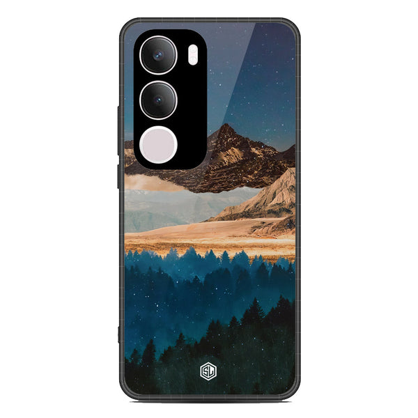 Mountains Wanderlust Series Soft Phone Case - Metal Case - Design 1 - Vivo Y29 5G