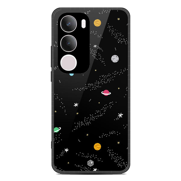 Space Series Soft Phone Case - Metal Case - Design 2 - Vivo Y29