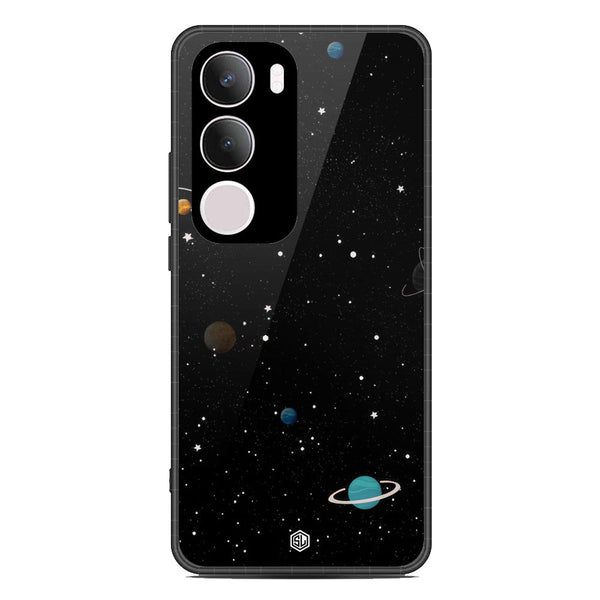 Space Series Soft Phone Case - Metal Case - Design 3 - Vivo Y29