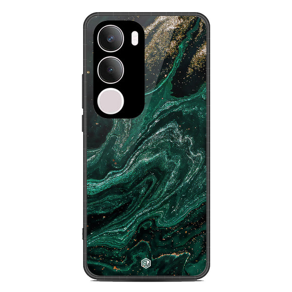 Marble Series Soft Phone Case - Metal Case - Design 3 - Vivo Y29