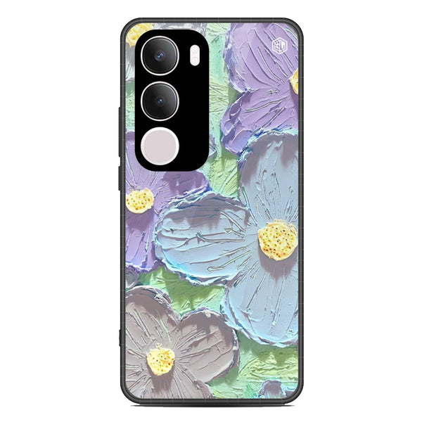 Floral Series Soft Phone Case - Metal Case - Design 1 - Vivo Y29