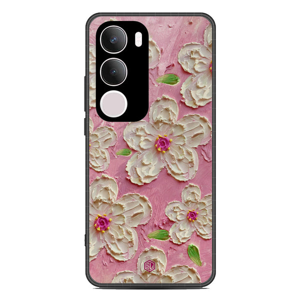 Floral Series Soft Phone Case - Metal Case - Design 5 - Vivo Y29