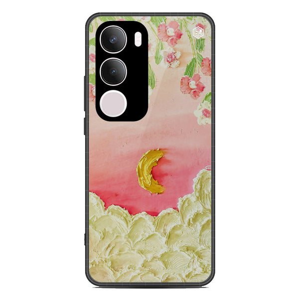 Floral Series Soft Phone Case - Metal Case - Design 7 - Vivo Y29
