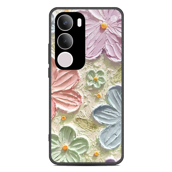 Floral Series Soft Phone Case - Metal Case - Design 15 - Vivo Y29