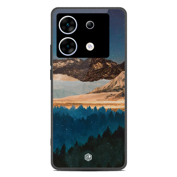 Mountains Wanderlust Series Soft Phone Case - Metal Case - Design 1 - Infinix Zero 30