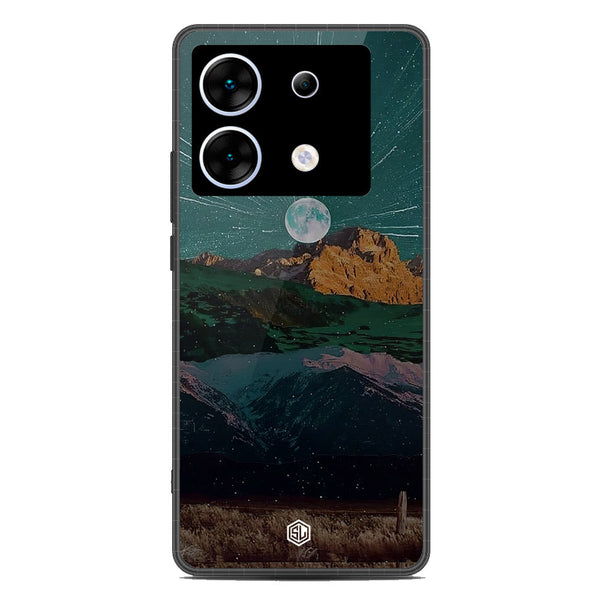 Mountains Wanderlust Series Soft Phone Case - Metal Case - Design 3 - Infinix Zero 30
