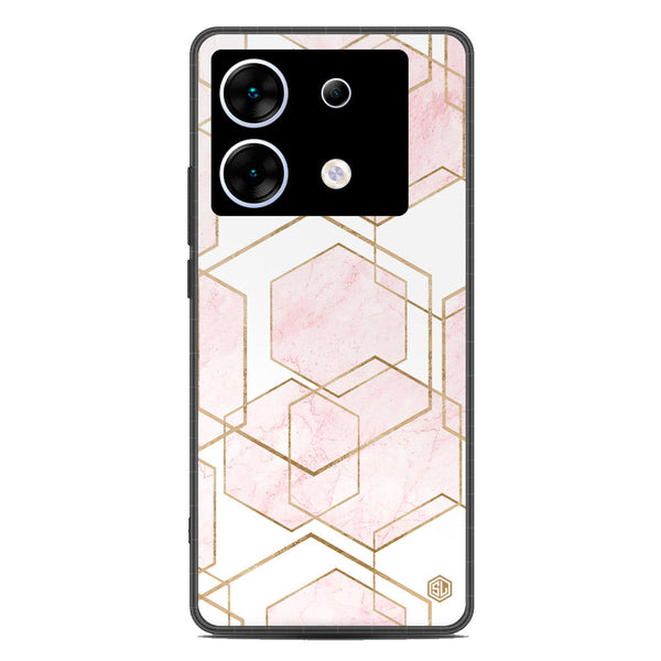 Stylish Marble Series Soft Phone Case - Metal Case - Design 3 - Infinix Zero 30