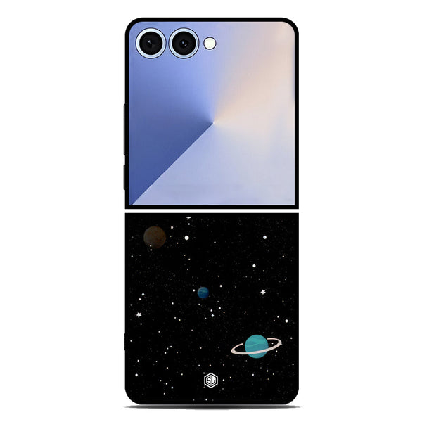 Space Series Soft Phone Case - Metal Case - Design 3 - Samsung Galaxy Z Flip 7
