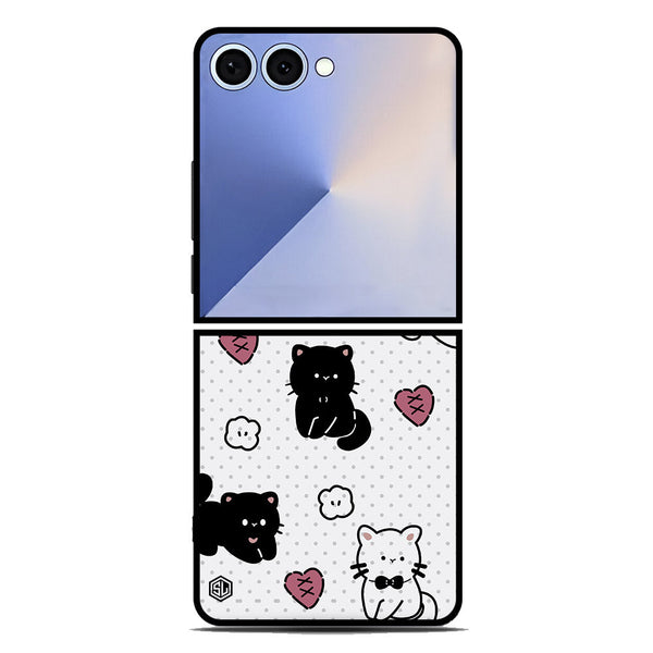 Cute Chic Series Soft Phone Case - Metal Case - Design 6 - Samsung Galaxy Z Flip 7