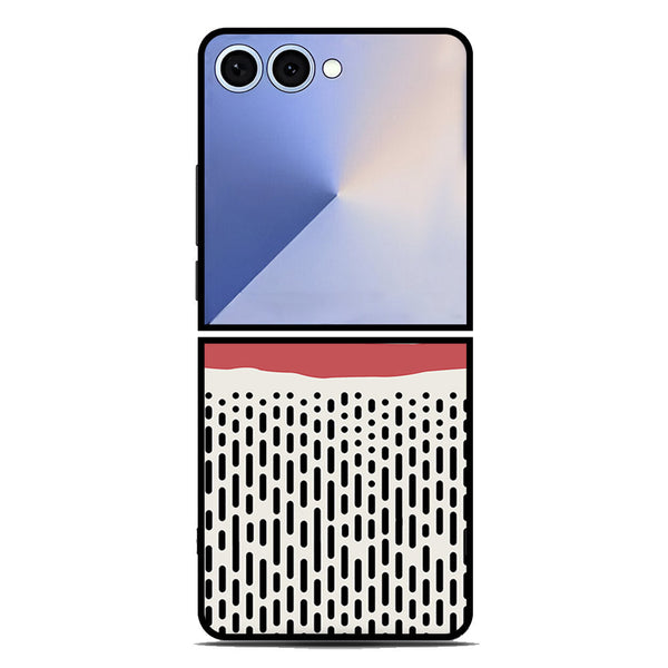 Polka Dots Series Soft Phone Case - Metal Case - Design 1 - Samsung Galaxy Z Flip 7
