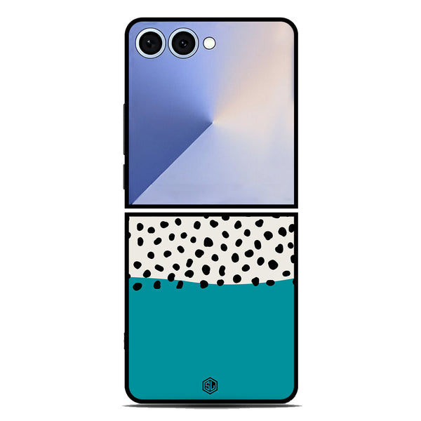 Polka Dots Series Soft Phone Case - Metal Case - Design 2 - Samsung Galaxy Z Flip 7