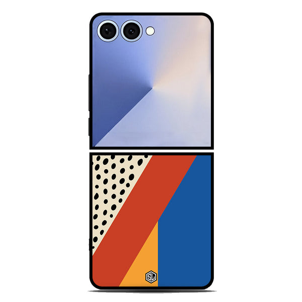 Polka Dots Series Soft Phone Case - Metal Case - Design 4 - Samsung Galaxy Z Flip 7