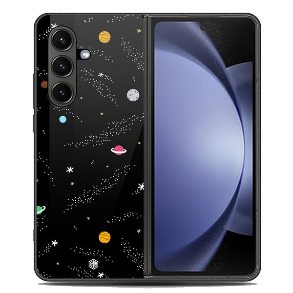Space Series Soft Phone Case - Metal Case - Design 2 - Samsung Galaxy Z Fold 7