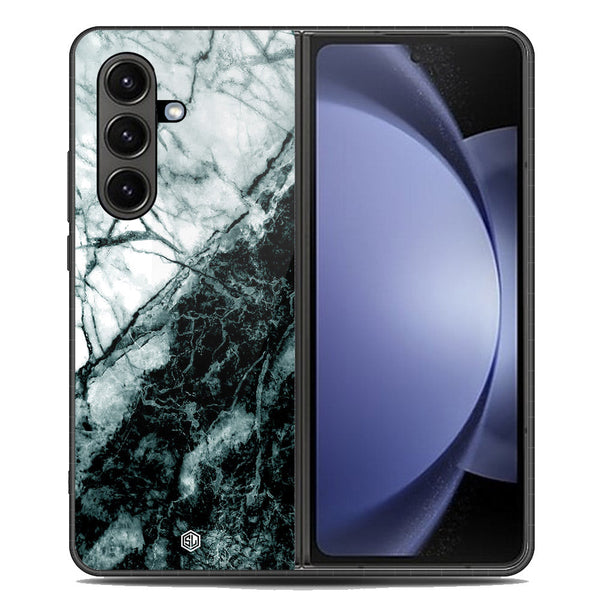 Marble Series Soft Phone Case - Metal Case - Design 6 - Samsung Galaxy Z Fold 7