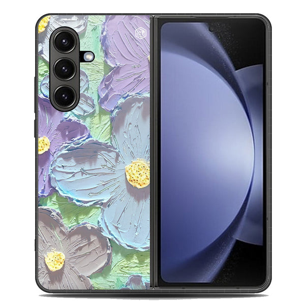 Floral Series Soft Phone Case - Metal Case - Design 1 - Samsung Galaxy Z Fold 7