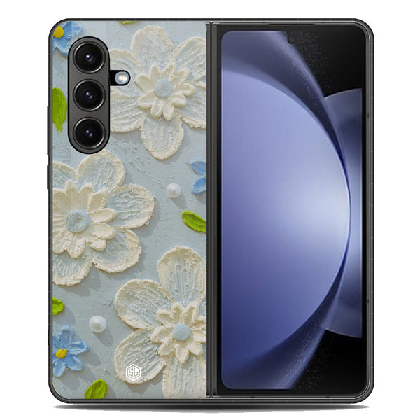 Floral Series Soft Phone Case - Metal Case - Design 3 - Samsung Galaxy Z Fold 7
