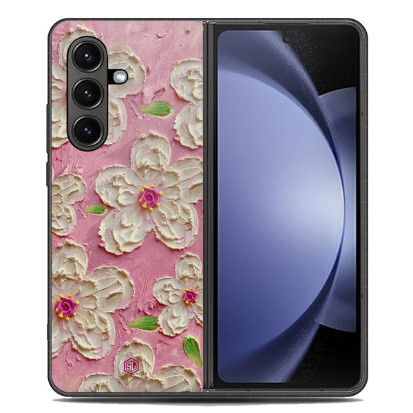 Floral Series Soft Phone Case - Metal Case - Design 5 - Samsung Galaxy Z Fold 7