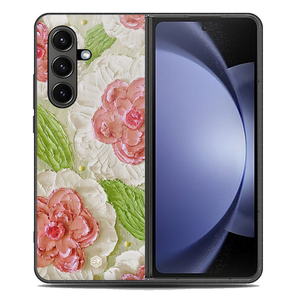 Floral Series Soft Phone Case - Metal Case - Design 13 - Samsung Galaxy Z Fold 7