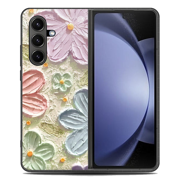 Floral Series Soft Phone Case - Metal Case - Design 15 - Samsung Galaxy Z Fold 7