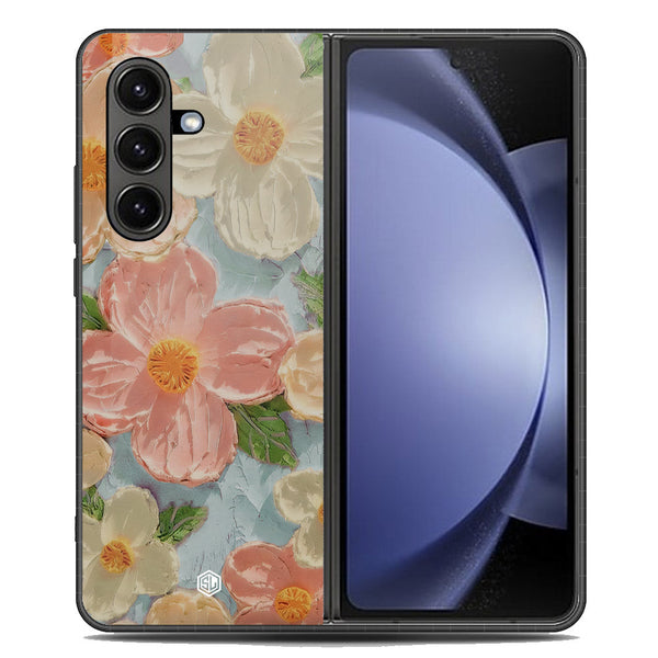 Floral Series Soft Phone Case - Metal Case - Design 16 - Samsung Galaxy Z Fold 7