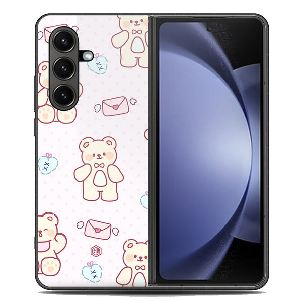 Cute Chic Series Soft Phone Case - Metal Case - Design 3 - Samsung Galaxy Z Fold 7