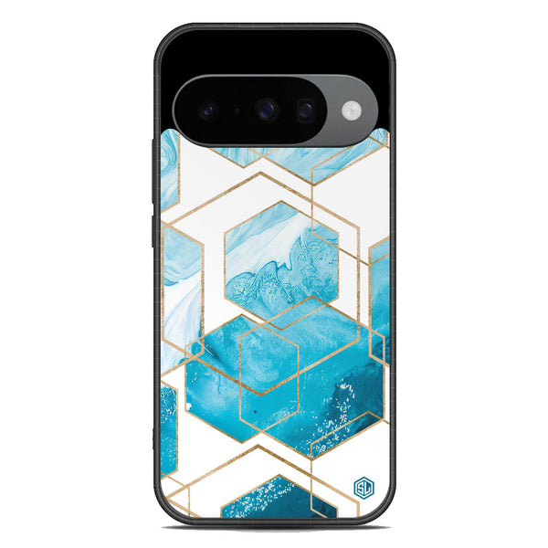 Stylish Marble Series Soft Phone Case - Metal Case - Design 1 - Google Pixel 10