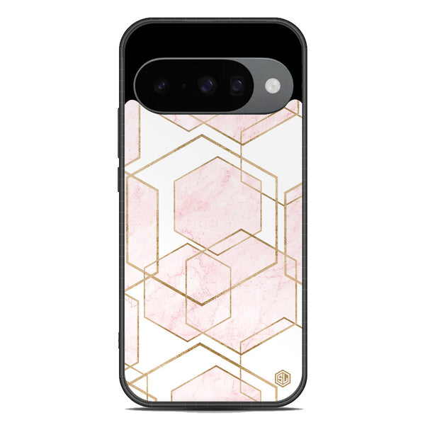 Stylish Marble Series Soft Phone Case - Metal Case - Design 3 - Google Pixel 10