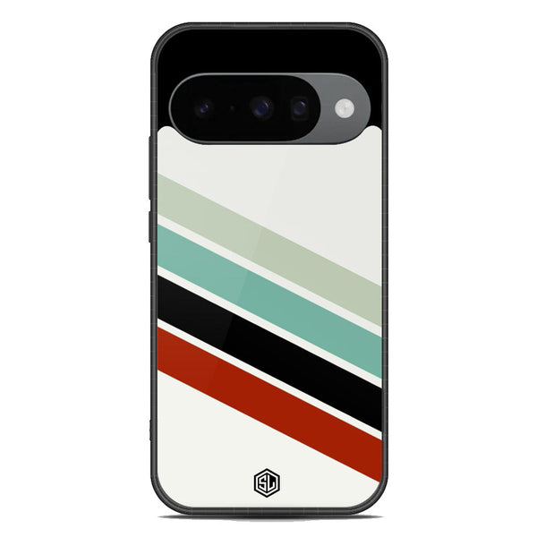 Retro Stripes Series Soft Phone Case - Metal Case - Design 2 - Google Pixel 10