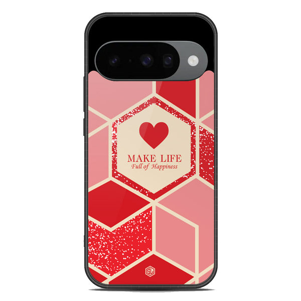 Happiness Series Soft Phone Case - Metal Case - Design 5 - Google Pixel 10