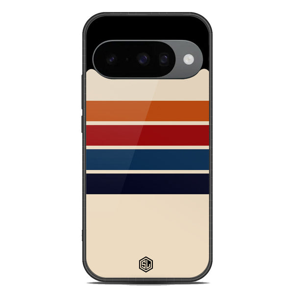 Retro Stripes Series Soft Phone Case - Metal Case - Design 3 - Google Pixel 10